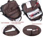 Vintage Black Canvas Crossbody Messenger Bag