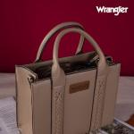 Wrangler Tote bag for women satchel bag purse for womens purses and handbags cute trendy Women's Purses bolsa wrangler para mujer with Zipper and Pocket top handle with strap khaki WG70-8120DKH
