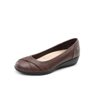 DREAM PAIRS Women's Ballet Flats Business Office Work Dress Shoes Comfortable Dressy Flats for Women,Size 8.5,Brown,DWUMFA2503