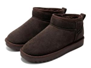 Project Cloud 100% Genuine Leather Ankle Boots for Women - Water Resistant with Memory Foam Insole Winter Boots for Women - Trending Shoes & Comfortable Women's Ankle Boots (Hippy_W, CHOCBRWNSUED,9)