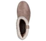 Skechers Women's EASY GOING - COZY WEATHER 2 - Hands Free Slip-Ins fold-over boot, Taupe, 9 M
