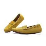 Women's Lightweight Knitted Loafers Casual Flat Shoes Comfortable Boat Shoes Flat Bottomed Breathable Shoes-Ginger-8.5