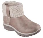 Skechers Women's EASY GOING - COZY WEATHER 2 - Hands Free Slip-Ins fold-over boot, Taupe, 9 M