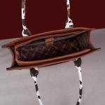 Montana West × Wrangler Vintage Satchel Tote Handbag Western Cow Print Purse for Women Top Handle Large Work Tote Bag WG102G-8119BR