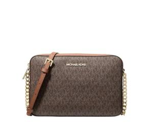 Michael Kors Women's Brown Jet Set Crossbody Bag