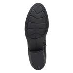 Clarks Women's Charlten Grace Ankle Boot, Black Oily Leather, 7.5 Medium US