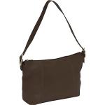 Chocolate Medium Piel Leather Shoulder Bag