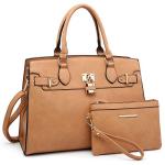 Dasein Women Handbags and Purses Ladies Shoulder Bag Top Handle Satchel Tote Work Bag with Wallet