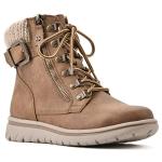 CLIFFS BY WHITE MOUNTAIN Women's Hearty Boot, Tan/Fabric/Sweater, 6.5 M