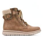 CLIFFS BY WHITE MOUNTAIN Women's Hearty Boot, Tan/Fabric/Sweater, 6.5 M