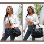 Soperwillton Fashion Handbag for Women Shoulder Bag Top Handle Satchel Hobo Tote Bag Purse Set 4pcs