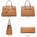 Dasein Women Handbags and Purses Ladies Shoulder Bag Top Handle Satchel Tote Work Bag with Wallet