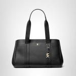 Michael Kors Romee Large Tote, Gold-Tone Hardware/Black