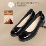 DREAM PAIRS Women's Ballet Flats Work Office Dress Shoes Comfortable Dressy Casual Flats for Women,Size 8,Black,SDFA26016W