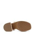 DREAM PAIRS Nude Block Heels for Women