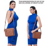 Pebbled Leather Crossbody Bag with Triple Zip