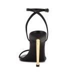 Nine West Reina Black Heeled Sandals for Women
