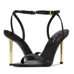 Nine West Reina Black Heeled Sandals for Women