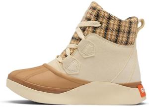 SOREL Women's Out N About IV Chillz Waterproof Fashion Boot, Honey White/Tawny Buff, 8