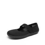 DREAM PAIRS Women's Mary Jane Ballet Flats Barefoot Knit Wide Toe Box Arch Support Flat Shoes for Women Dressy Casual Office Business Work Travel Walk,Size 10,Black,SDFA26004W