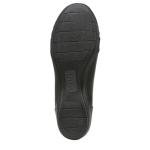 Women's Natural Soul Black Synthetic Flat Shoes
