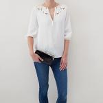 HOBO Lauren Black Leather Clutch Wallet for Women