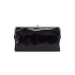 HOBO Lauren Black Leather Clutch Wallet for Women