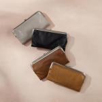 HOBO Lauren Black Leather Clutch Wallet for Women