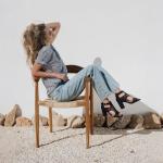 AOSPHIRAYLIAN Chunky Heeled Sandals for Womens Bohemian Cutout Open Toe Summer Block Heeled Party Sandals