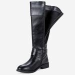 Vepose Women's Black Knee High Boots, Fashion Riding Tall Boot with Zipper, 948 Size 10 US - Calf Boots (CJY948 Black 10)