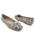 Kenneth Cole Reaction Women's Elstree Ballet Flat,Natural Snake,7