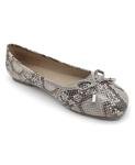 Kenneth Cole Reaction Women's Elstree Ballet Flat,Natural Snake,7