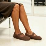 DREAM PAIRS Women's Mary Jane Ballet Flats Barefoot Knit Wide Toe Box Arch Support Flat Shoes for Women Dressy Casual Office Business Work Travel Walk,Size 8,Brown,SDFA26004W