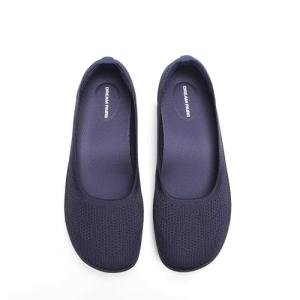 DREAM PAIRS Women's Ballet Flats Dressy Arch Support Wide Toe Box Knit Flats Comfortable Round Toe Slip On Travel Work Business Office Barefoot Shoes,Size 10,Navy,SDFA26015W