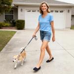 DREAM PAIRS Women's Ballet Flats Dressy Arch Support Wide Toe Box Knit Flats Comfortable Round Toe Slip On Travel Work Business Office Barefoot Shoes,Size 10,Navy,SDFA26015W