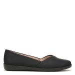 LifeStride Womens Notorious Ballet Flat, Black, 8.5 US