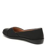 LifeStride Womens Notorious Ballet Flat, Black, 8.5 US
