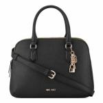 Nine West Black Cibrina Dome Satchel Bag