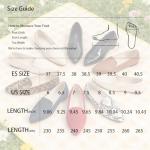 MUSSHOE Pointed Toe Flats for Women, Comfortable Business Casual Work Shoes, Slip On Loafers with Arch Support, Office Walking Flats for All Day Standing Beige Suede