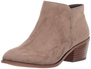 Amazon Essentials Women's Ankle Boots with Side Zipper, Taupe, 8