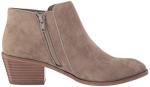 Amazon Essentials Women's Ankle Boots with Side Zipper, Taupe, 8