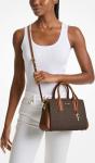 Michael Kors Laila Small Satchel, Gold-Tone Hardware/Brown/Acorn