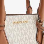 Michael Kors Sheila Small Vanilla Satchel Bag