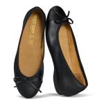 Project Cloud Ballet Flats for Women Shoes - Memory Foam Insole and Lightweight Mary Jane Flats - Non-Slip and Comfortable Womens Shoes (Ashley,BLK,8)