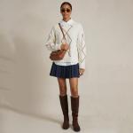 Modatope Suede Brown Knee High Boots Women Flat Rounded Toe Riding Boots for Women Low Block Heel Fall Winter Tall Boot Size 6