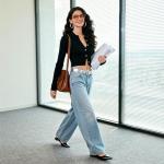 DREAM PAIRS Women's Slingback Dress Pointed Toe Flats Ballet Mary Jane Flat Shoes with Buckle Strap Low Heel Dressy Flats,Size 7,Black,SDFA26008W