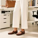 DREAM PAIRS Womens Ballet Mary Jane Flats, Comfortable Business Office Dress Shoes for Women Dressy and Work with Ankle Strap,Size 10,Brown,SDFA2407W