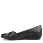 LifeStride Women's Incredible Ballet Flat Black Synthetic 11 W