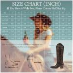 wetkiss Knee High Cowgirl Cowboy Boots for Women Dark Brown Western Cowgirl Boots Womens Country Western Tall