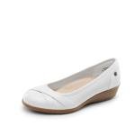 DREAM PAIRS Women's Ballet Flats Business Office Work Dress Shoes Comfortable Dressy Flats for Women,Size 9,White,DWUMFA2503